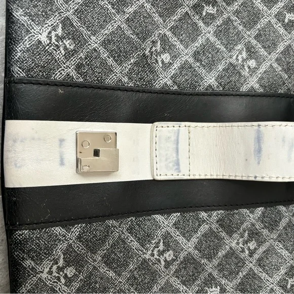 L.A.M.B. GWEN STEFANI Signature Foldover Clutch Leather HandBag Clutch Purse
